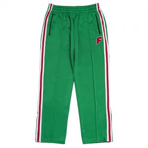[FRESH ANTI YOUTH] LOGO ZIP TRACK PANTS-GREEN