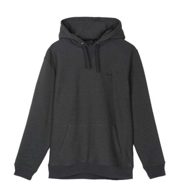 STOCK LOGO HOOD-BLK