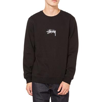 STUSSY STOCK APP. CREW-BLK