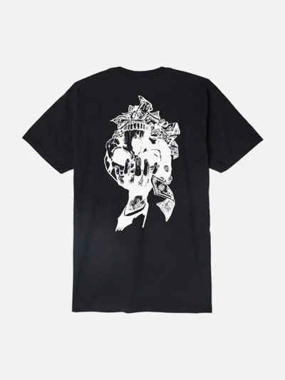 (163081612)CASH FOR CHAOS SKULL TEE-BLK