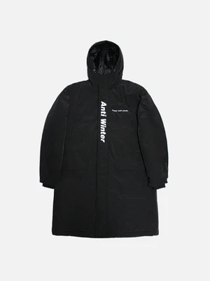 [FRESH ANTI YOUTH] ANTI WINTER LONG PADDING JACKET - BLACK