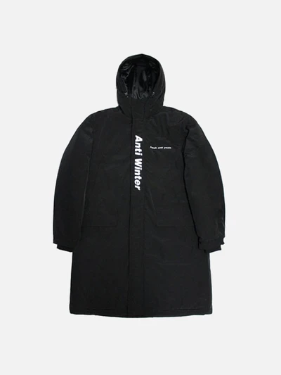 [FRESH ANTI YOUTH] ANTI WINTER LONG PADDING JACKET - BLACK