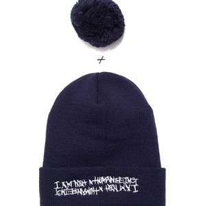 BASIC LOGO BELL BEANIE-NAVY