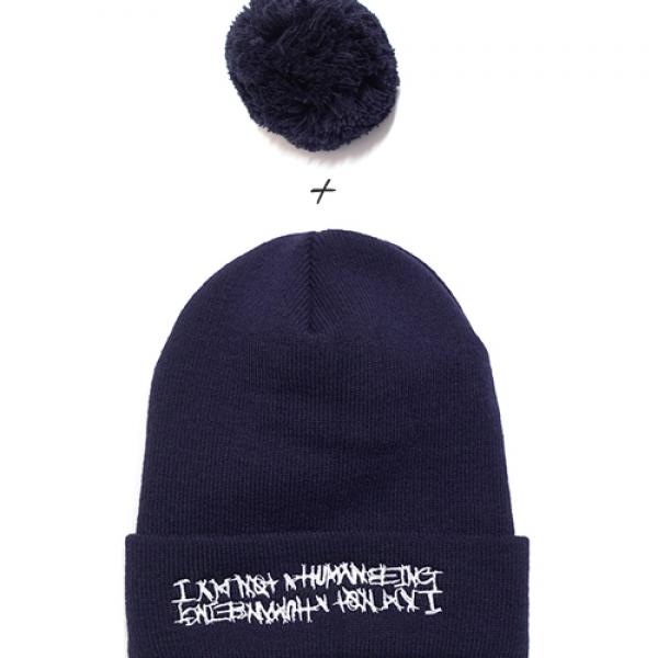 BASIC LOGO BELL BEANIE-NAVY