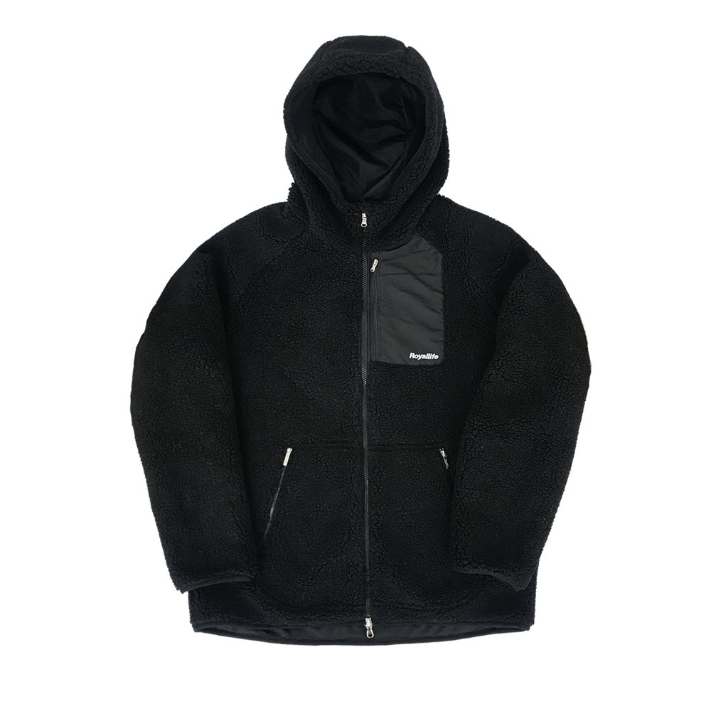 RLPA103 HEAVY FLEECE HOOD ZIP UP - 2 COLORS