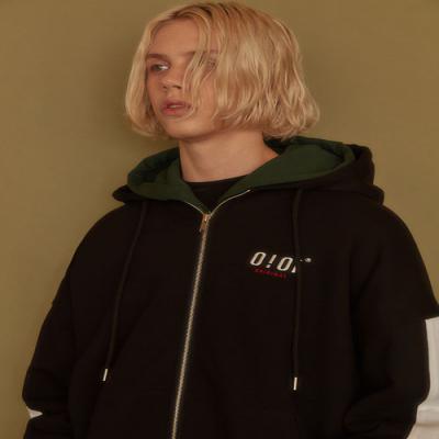 O!Oi ORIGINAL HOOD ZIPUP_black(기모)