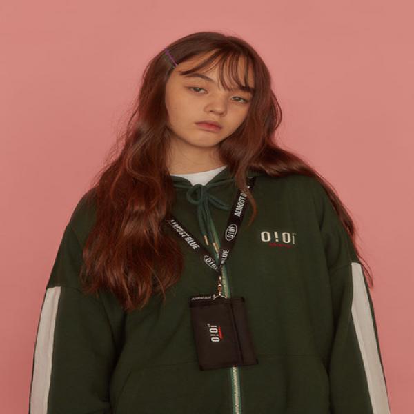 O!Oi ORIGINAL HOOD ZIPUP_green(기모)