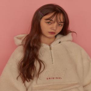 O!Oi FAKE FUR ANORAK_ivory