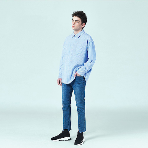 IMBALANCE CROPPED JEANS