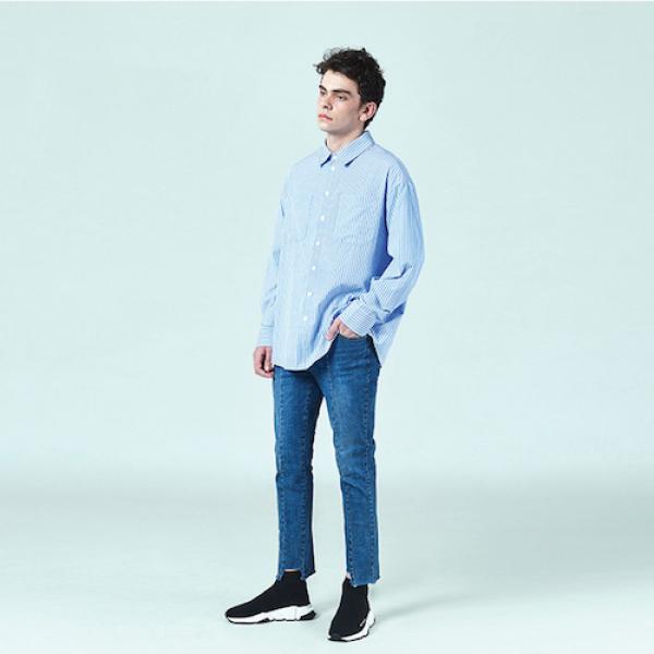 IMBALANCE CROPPED JEANS