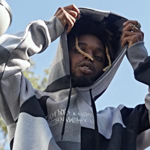 PATCH WORK BASIC LOGO HOODIE - ACHROMATIC COLOR