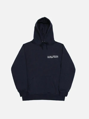 [17FW] BASIC LOGO HOODIE - NAVY