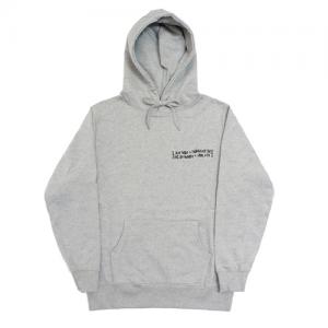 [17FW] BASIC LOGO HOODIE - GREY