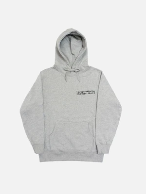 [17FW] BASIC LOGO HOODIE - GREY