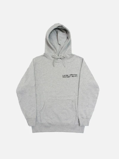 [17FW] BASIC LOGO HOODIE - GREY