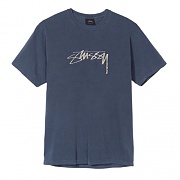 VINTAGE STOCK PIG DYED TEE-NAVY