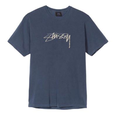 VINTAGE STOCK PIG DYED TEE-NAVY