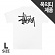 BASIC STUSSY TEE-WHT(ڿ)