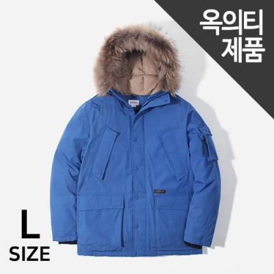덕 다운 울버린 파카-BLUE (가슴쪽 오염)