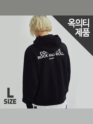 ORIGINAL LOGO HOODIE GA [BLACK](팔꿈치구멍)