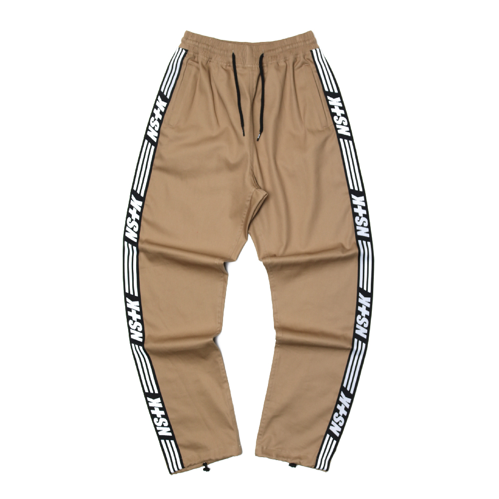 [NSTK] NSTK LINE TRACK PANTS (BEIGE)