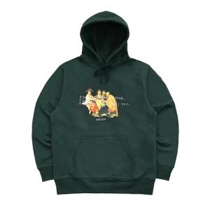 THE DRINK TAKES YOU HOODIE - DARK GREEN