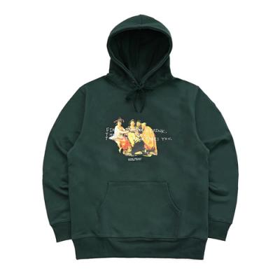THE DRINK TAKES YOU HOODIE - DARK GREEN