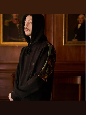 [18SS] BACCHUS BIG LOGO HOODIE - BLACK