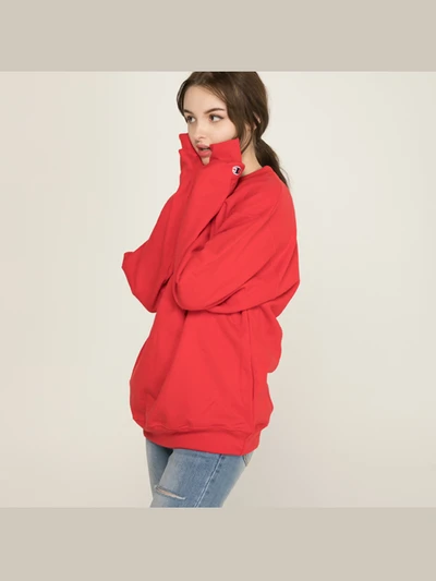 (S600) 더블드라이 에코플리스 맨투맨 SCALET