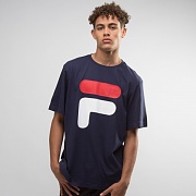 FLOATING F TEE-NAVY