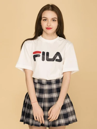 FILA LOGO TEE-OFF WHITE