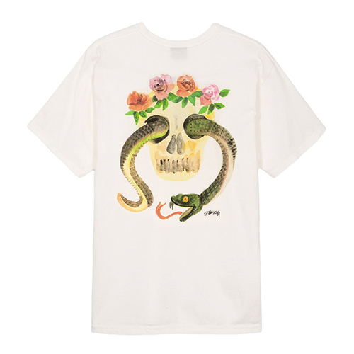 CALAVERA PIG. DYED PKT TEE-NATURAL