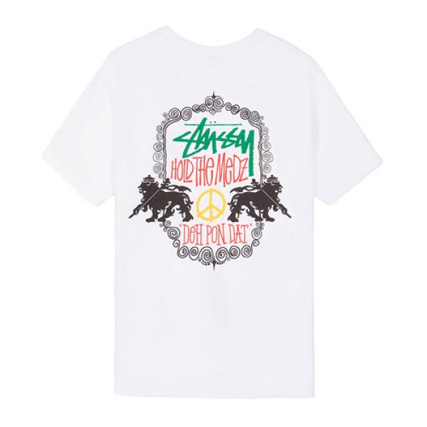 LION SHIELD TEE-WHT