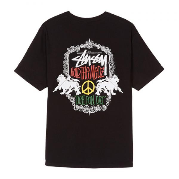 LION SHIELD TEE-BLK
