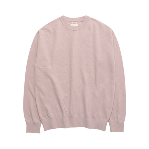 (Unisex) Merino Wool Basic Round Top_Burnished Lilac