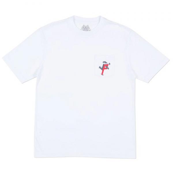 P MAN POCKET T-SHIRT-WHITE