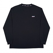 BASICALLY A POCKET LONGSLEEVE-BLACK