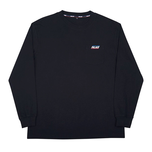 BASICALLY A POCKET LONGSLEEVE-BLACK