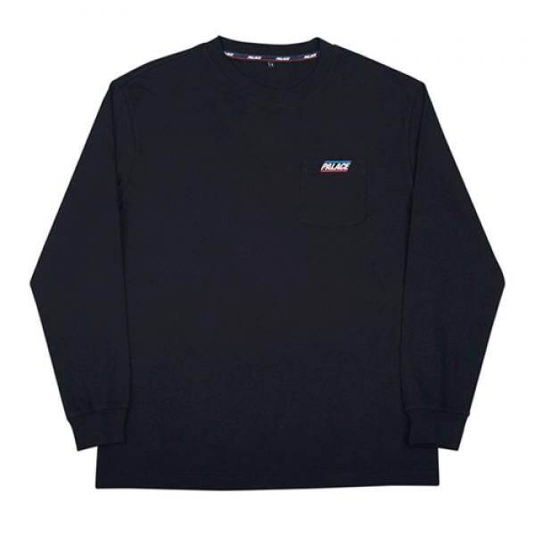 BASICALLY A POCKET LONGSLEEVE-BLACK