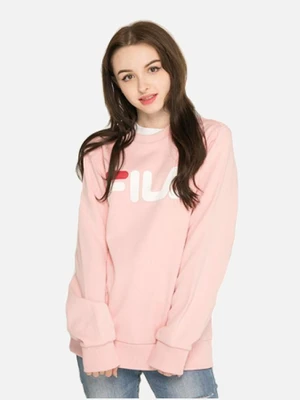 LINEAR LOGO SWEATSHIRTS-PINK
