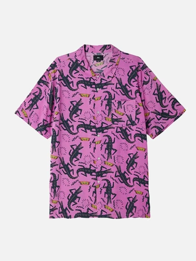 (181210193)SALAZAR WOVEN SHIRT-PURPLE MULTI