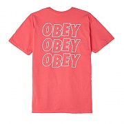 (163081489)OBEY JUMBLE LO - FI TEE-CRL