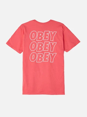 (163081489)OBEY JUMBLE LO - FI TEE-CRL