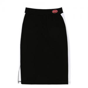 5.B.O MINI LOGO SIDE SKIRTS-BLACK