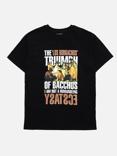 THE TRIUMPH OF BACCHUS T-SHIRT - BLACK