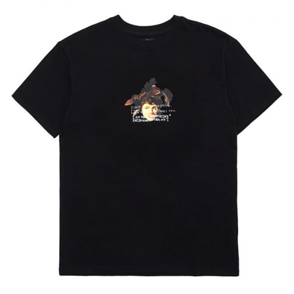 THE DRINK TAKES YOU T-SHIRT - BLACK