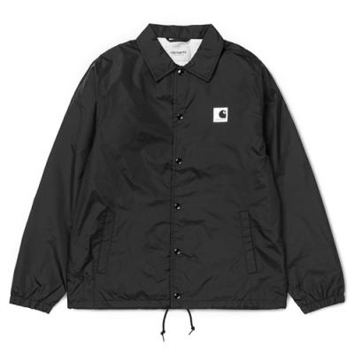 (I024018)SPORTS COACH JACKET-BLK/WAX