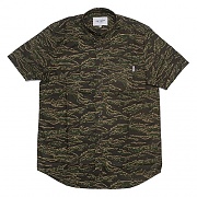 (I022594)S/S CAMO TIGER SHIRT-CAMO TIGER, LAUREL