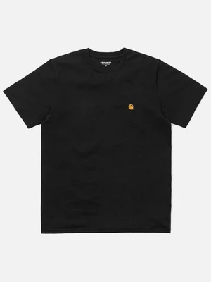 (I026391) 체이스 반팔티 BLACK/GOLD