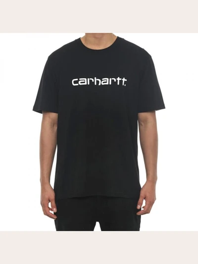(I023803) SCRIPT T-SHIRT-BLK
